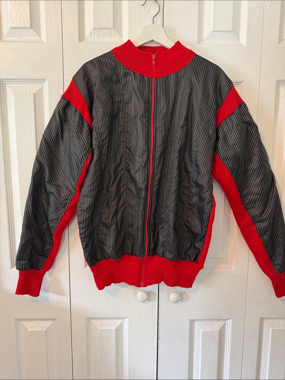 Vintage Giordana Italy Wool Cycling Windbreaker Jacket Jersey Sweater M/L